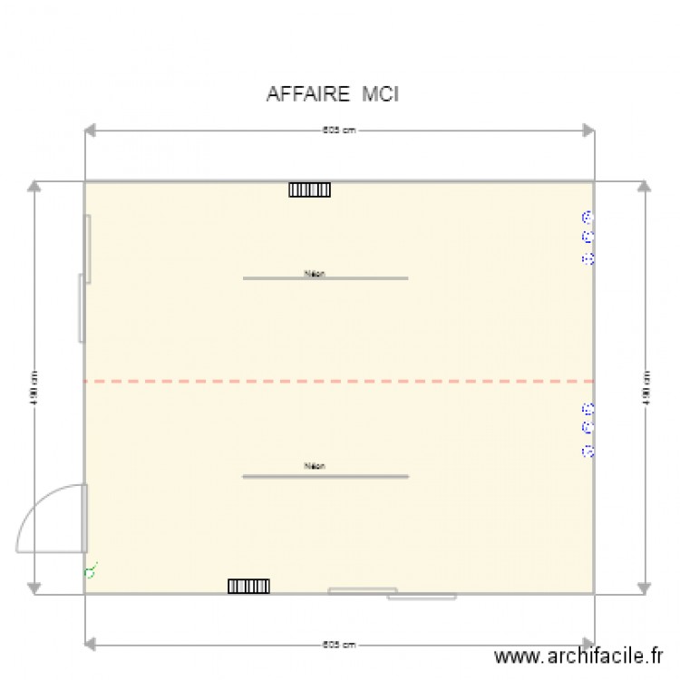 AFFAIRE MCI. Plan de 0 pièce et 0 m2