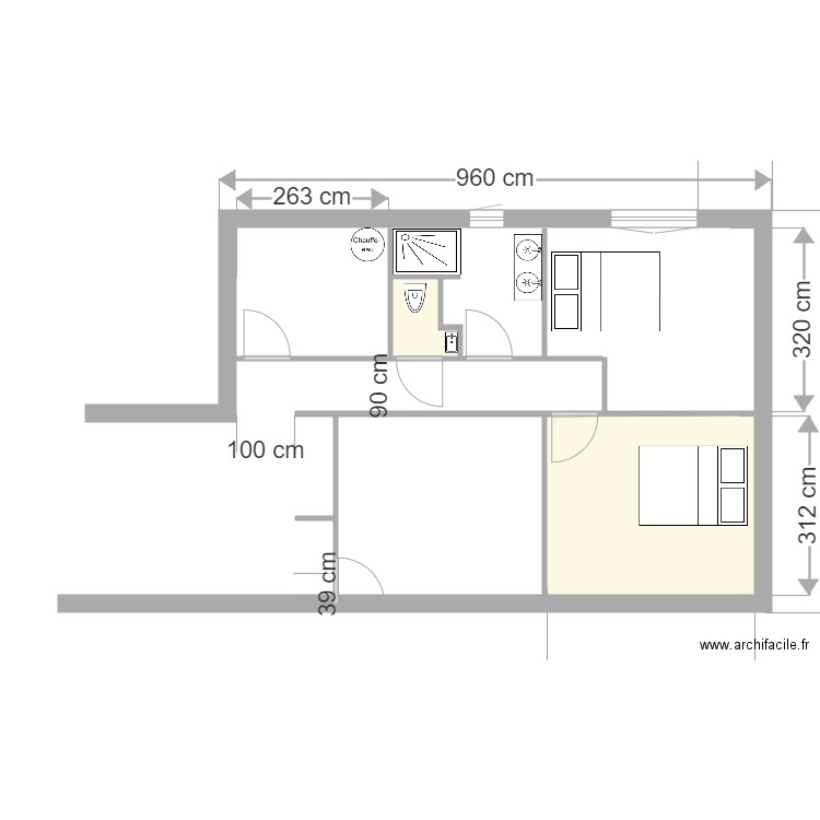 Guillaume Chambre. Plan de 0 pièce et 0 m2