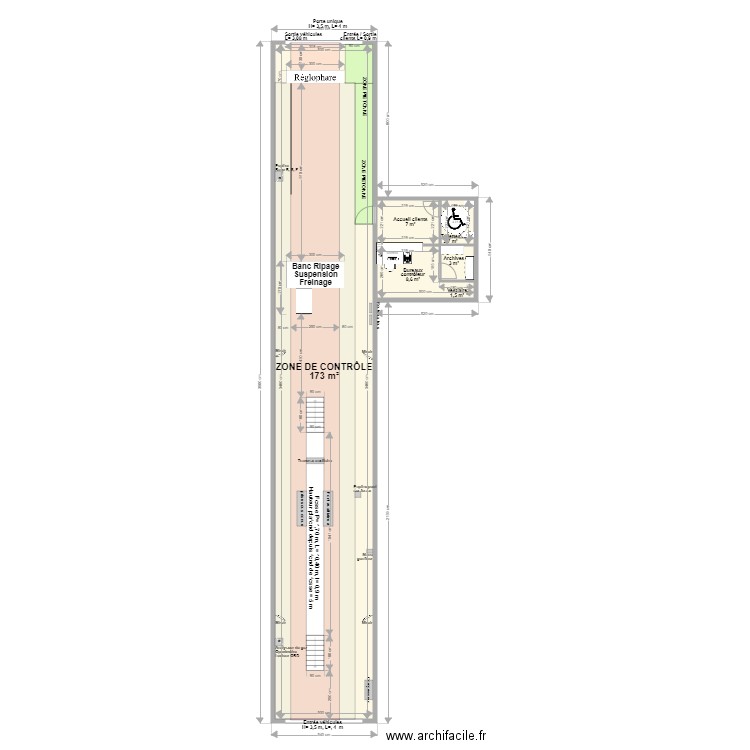 CCT VL Saint Joseph. Plan de 5 pièces et 197 m2