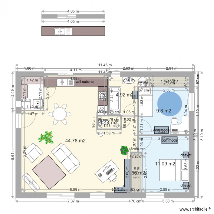 Projet Marjorie 4 Bois de Provence 3ème Prisme. Plan de 0 pièce et 0 m2