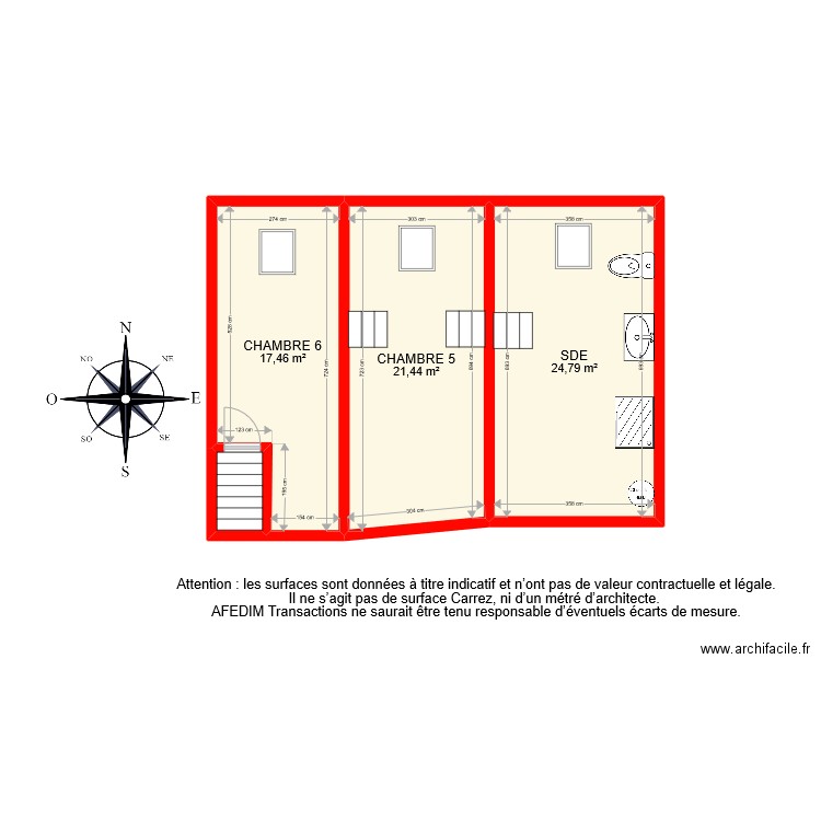 BI 9228 ETAGE ANNEXE. Plan de 0 pièce et 0 m2