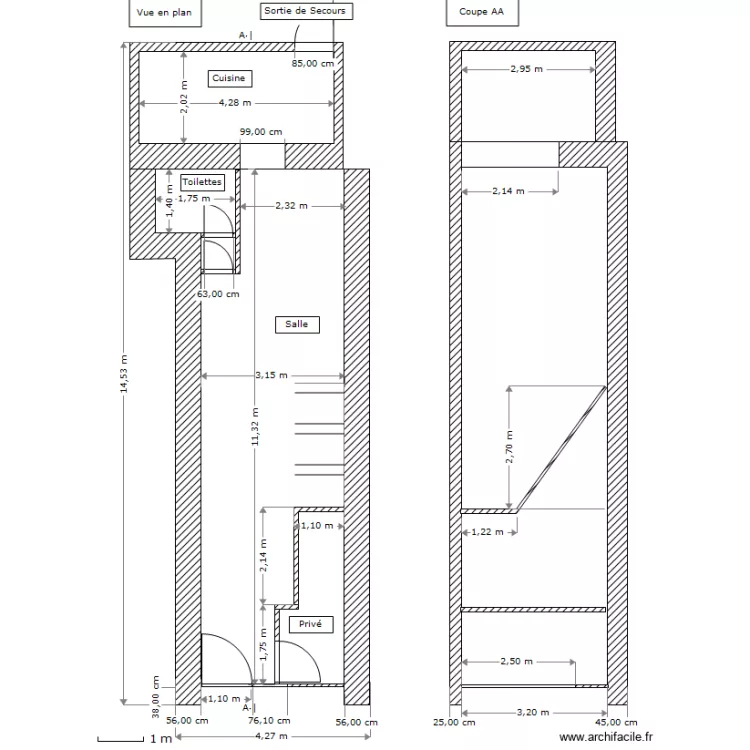 RESTAURANT PIZZA N&deg;28 ATHUS. Plan de 
