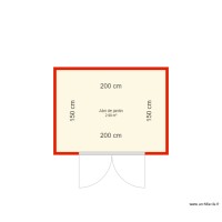 BI  5003 Annexe abri de jardin côté