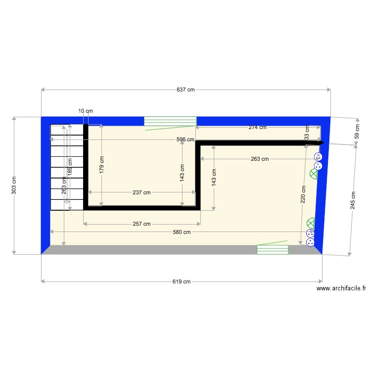 Mezzanine projet Barr. Plan de 0 pièce et 0 m2
