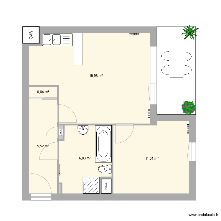 maison. Plan de 0 pièce et 0 m2