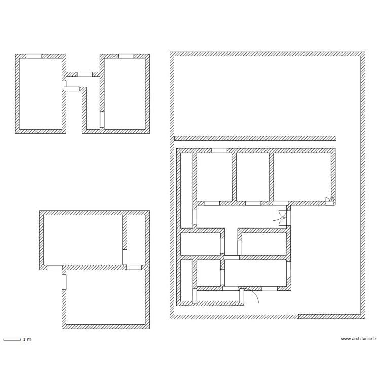 Maison 2A. Plan de 