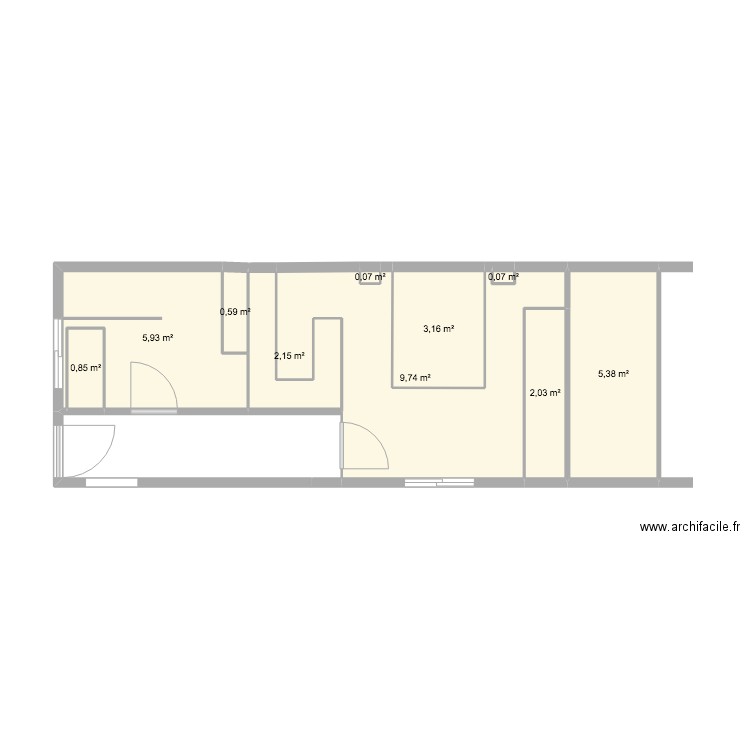 projet extension 2 bis. Plan de 0 pièce et 0 m2