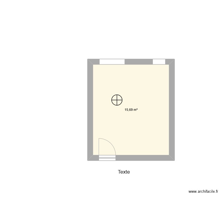 SALLENAVE 1. Plan de 1 pièce et 16 m2