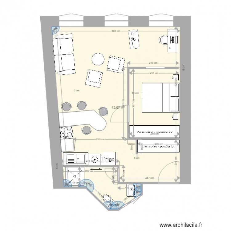 audouze. Plan de 0 pièce et 0 m2