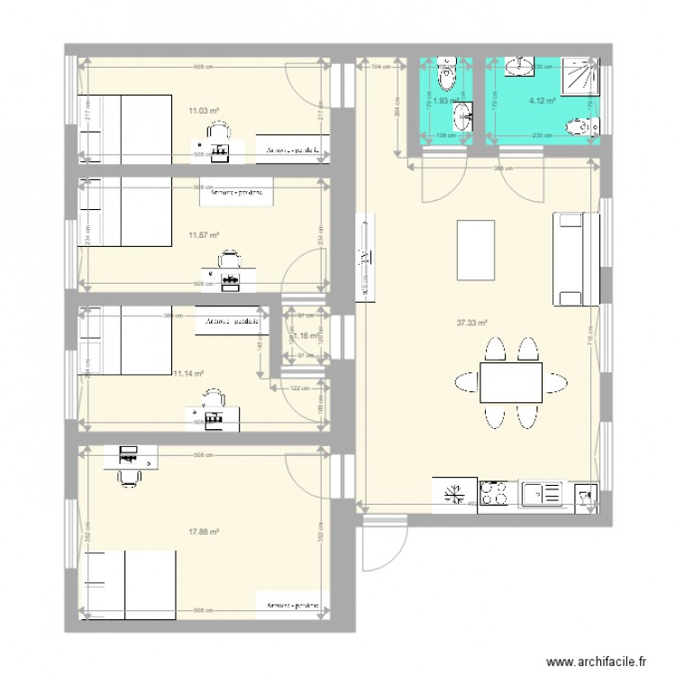 Eotvos Aradi amenagement 1. Plan de 0 pièce et 0 m2