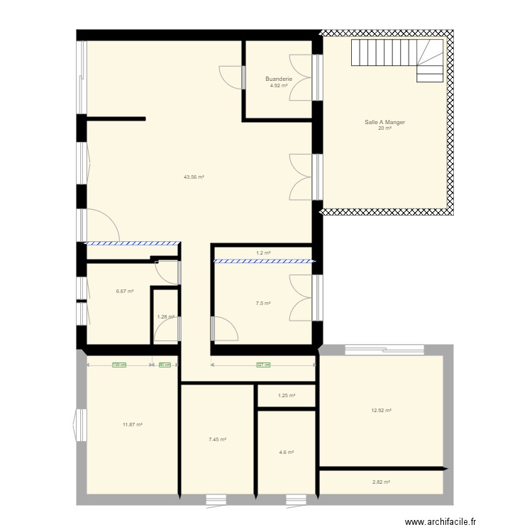 Maison. Plan de 0 pièce et 0 m2