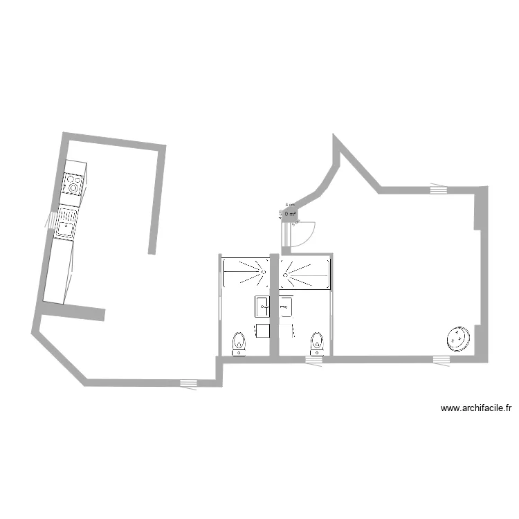 proux 2X T1. Plan de 