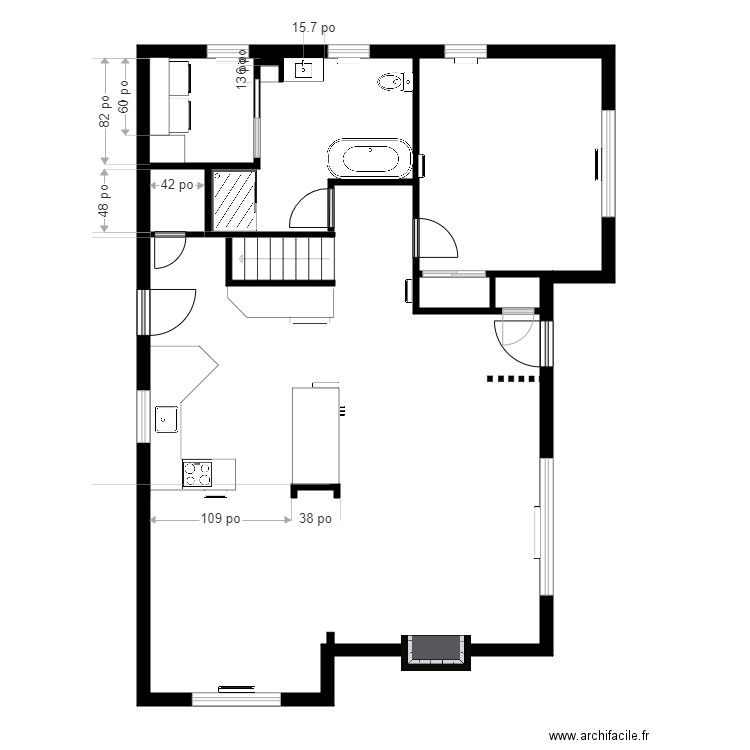 maison Deschesne1. Plan de 0 pièce et 0 m2