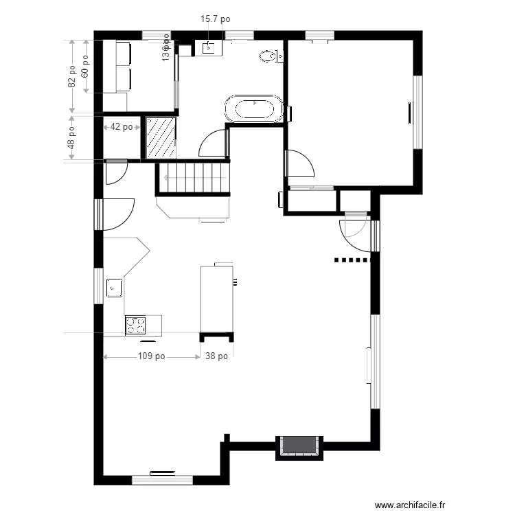 maison Deschesne1. Plan de 