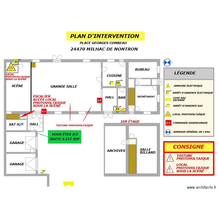 milhac interv. Plan de 0 pièce et 0 m2