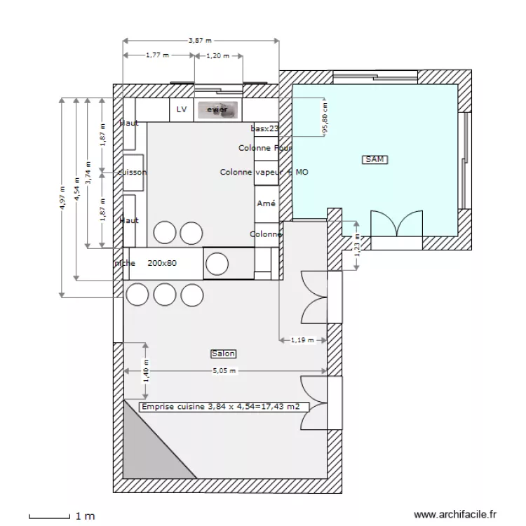Cuisine Severine C4. Plan de Cuisine Severine C4. Plan de