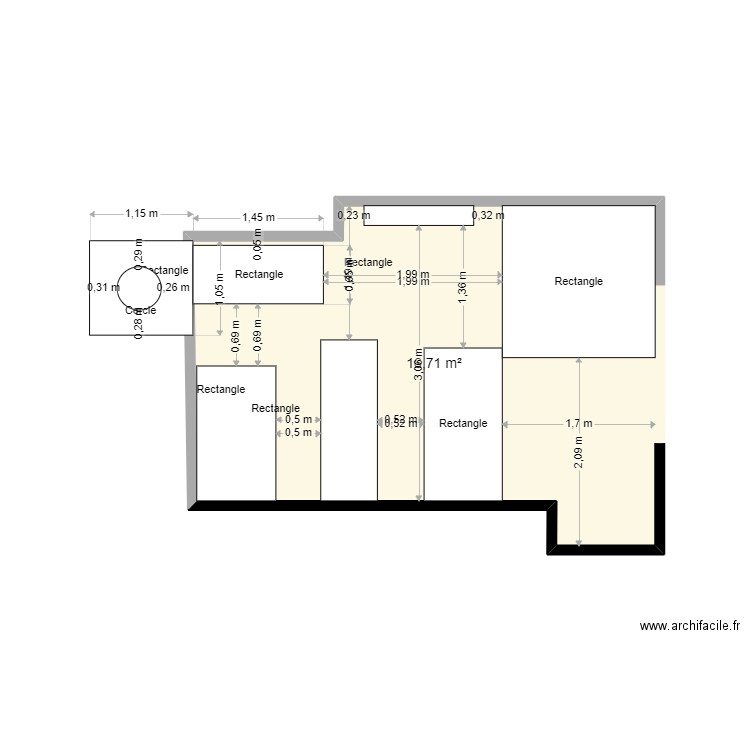 Salle de sport 3. Plan de 0 pièce et 0 m2