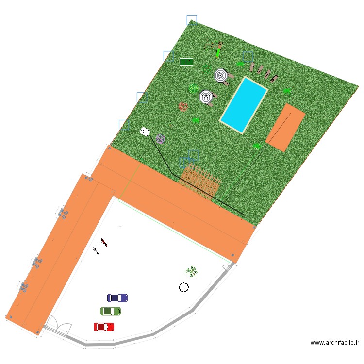 exterieur assen pluvial . Plan de 1 pièce et 462 m2