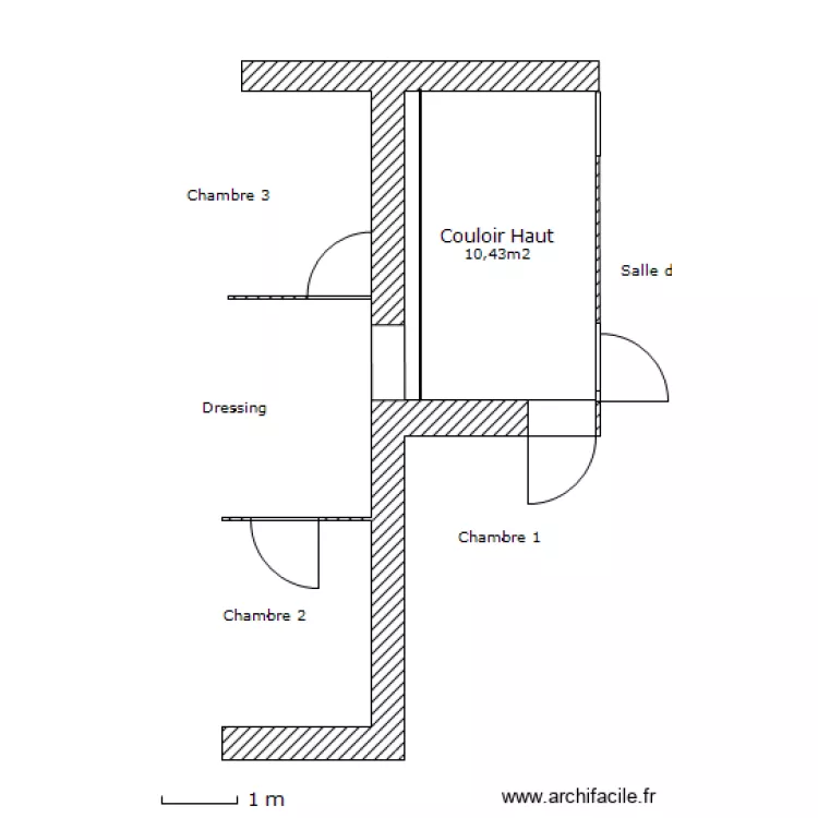 Couloir Haut. Plan de Couloir Haut. Plan de