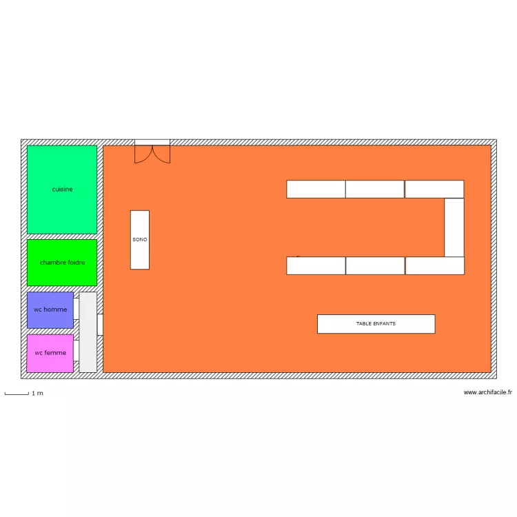 salle racquinghem. Plan de 