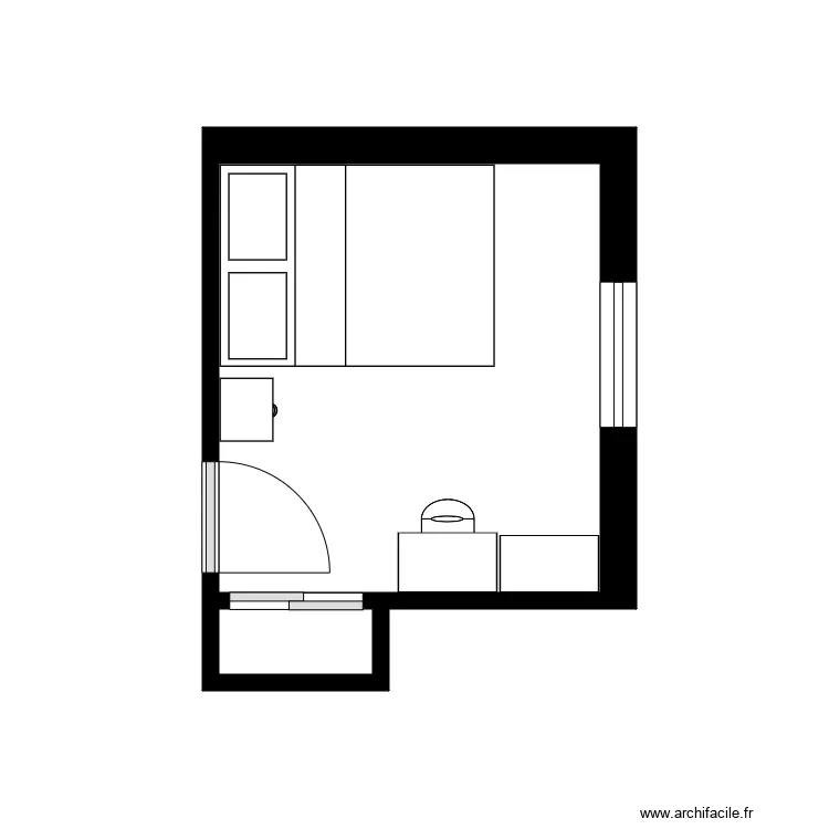 Chambre Laura1. Plan de 