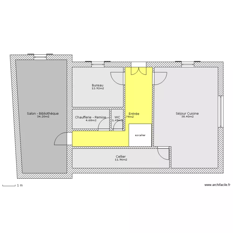 plan maison BOUGES 5.2 version permis. Plan de plan maison BOUGES 5.2 version permis. Plan de