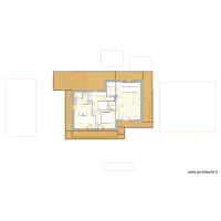 Manigod - &eacute;tage 2 - couloir arri&egrave;re + buanderie