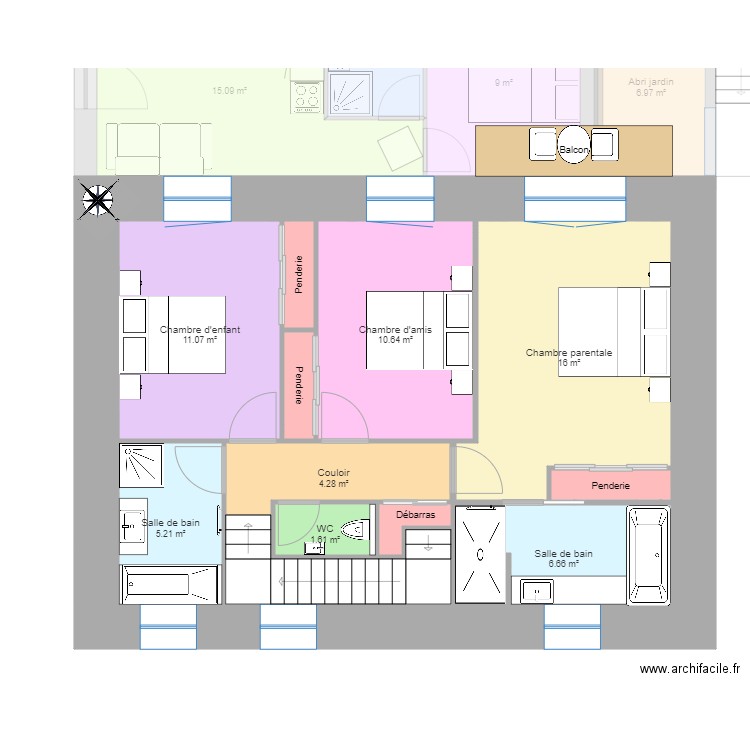 Plan location maison. Plan de 50 pièces et 496 m2