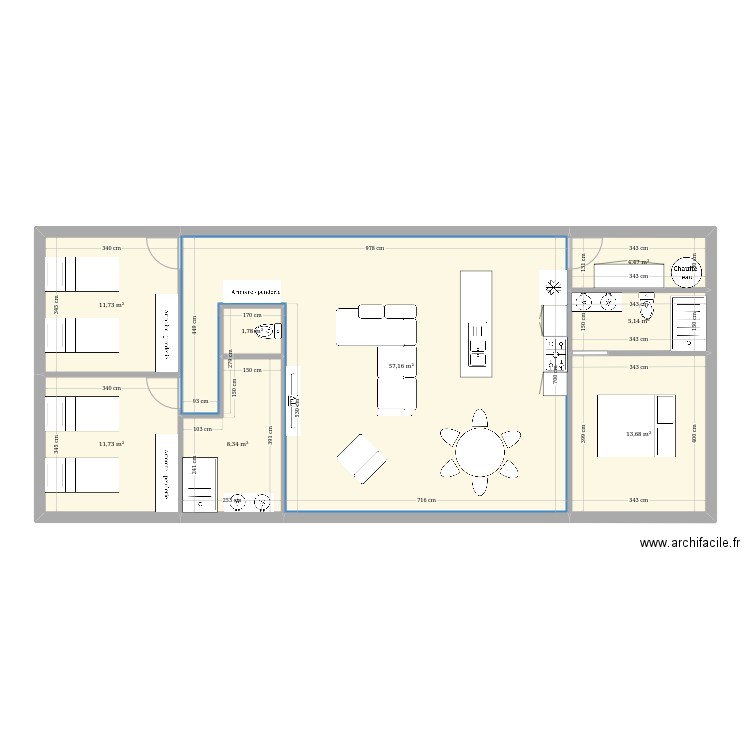 maison 1. Plan de 0 pièce et 0 m2