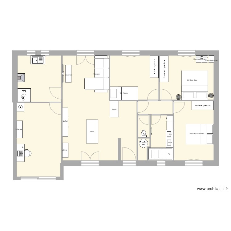 crea maison. Plan de 0 pièce et 0 m2