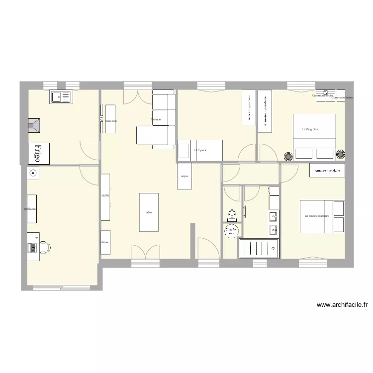 crea maison. Plan de 
