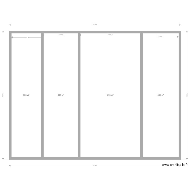 dimension grange. Plan de 0 pièce et 0 m2