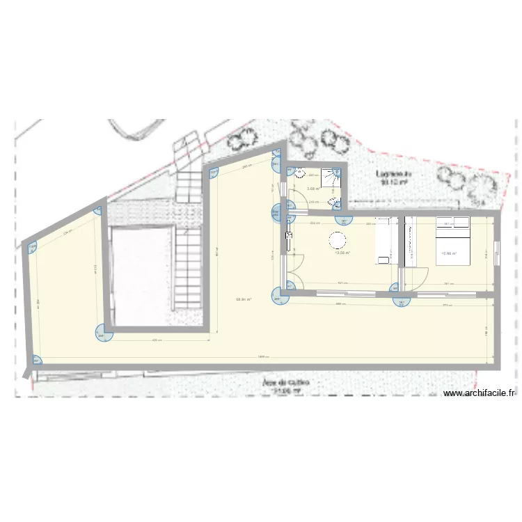 Etage ver 2. Plan de 