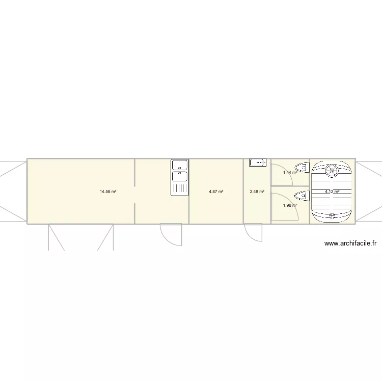 PARC DE BOUILLANTE. Plan de 