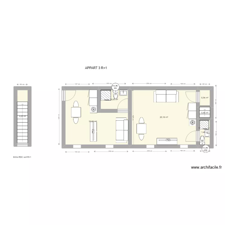 10 FERAUD APPART 3 R+1. Plan de 10 FERAUD APPART 3 R+1. Plan de