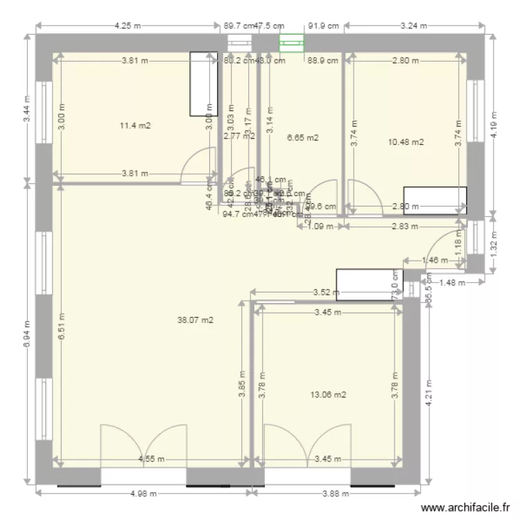 MaisonEtage2015PostTravaux2. Plan de MaisonEtage2015PostTravaux2. Plan de