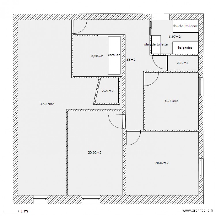 nod etage. Plan de 0 pièce et 0 m2