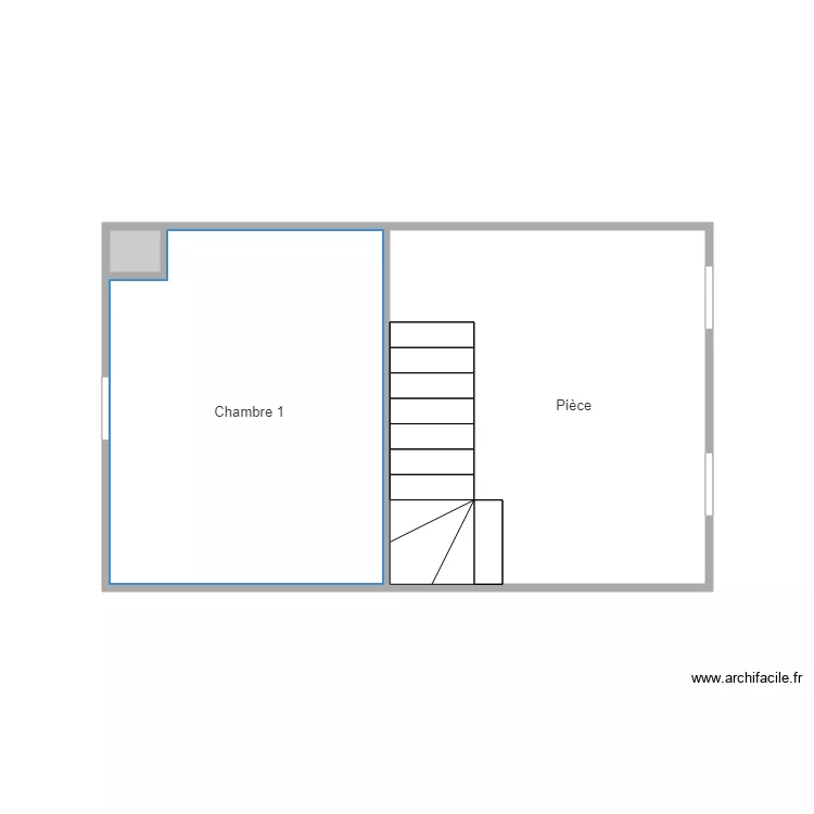 Etage ferry. Plan de 