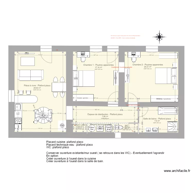 20201006 Maison de ferme RDC avec colimaçon. Plan de 20201006 Maison de ferme RDC avec colimaçon. Plan de