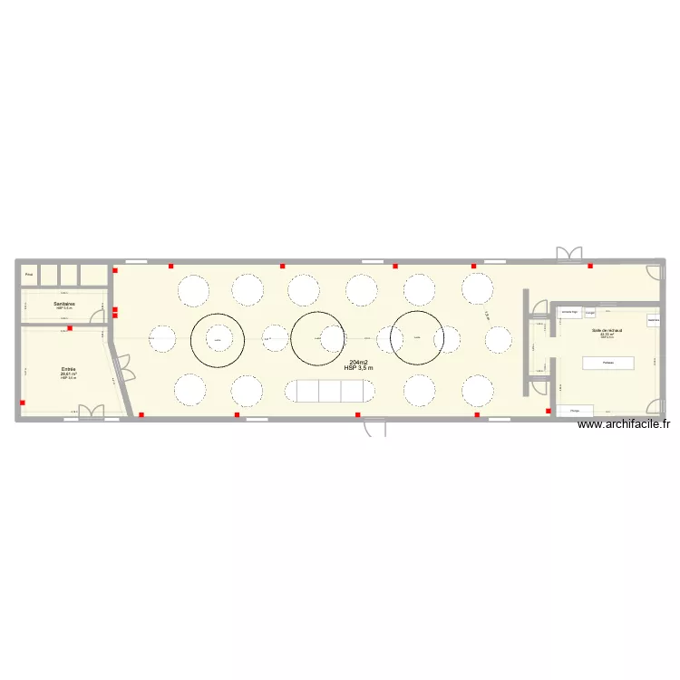Plan table caugy. Plan de 8 et 310 m² Plan table caugy. Plan de 8 et 310 m²