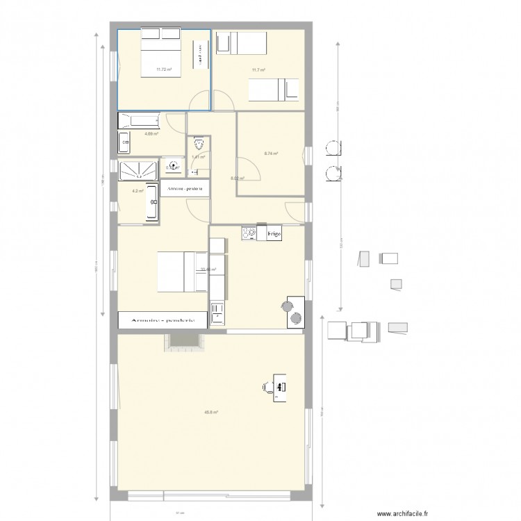 castaldo plein pied Bernard. Plan de 0 pièce et 0 m2
