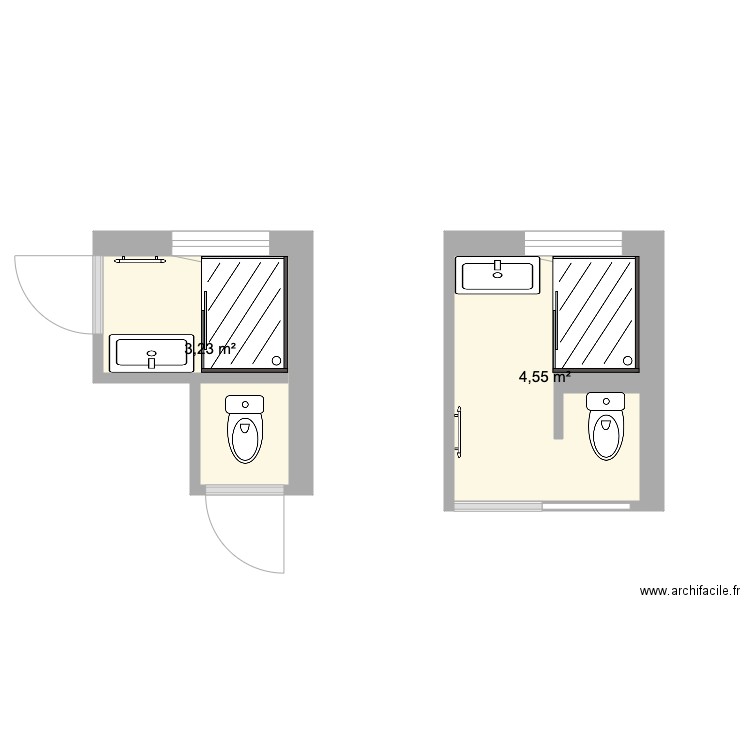 SDB. Plan de 0 pièce et 0 m2