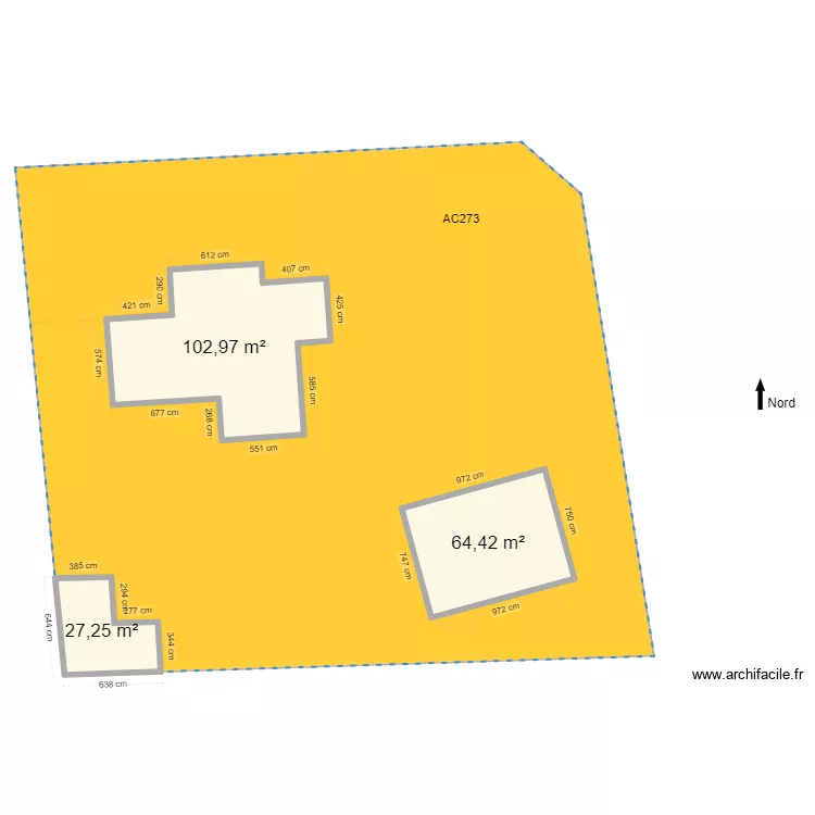 Plan de masse existant. Plan de Plan de masse existant. Plan de