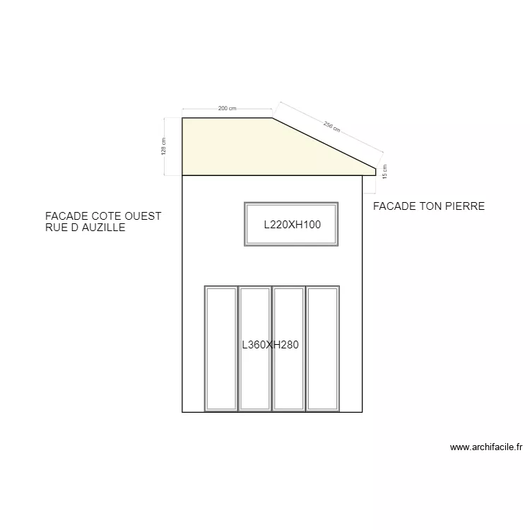 COLOGNE OUEST . Plan de 