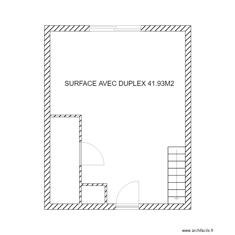 Existant 27 albert samin duplex. Plan de 0 pièce et 0 m2