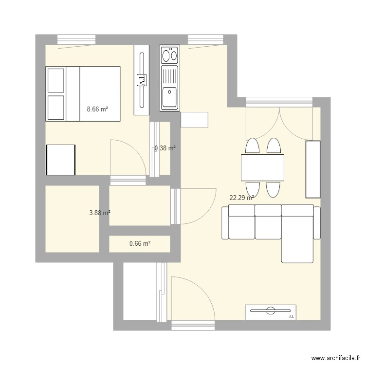 Appartement Toulouse. Plan de 0 pièce et 0 m2