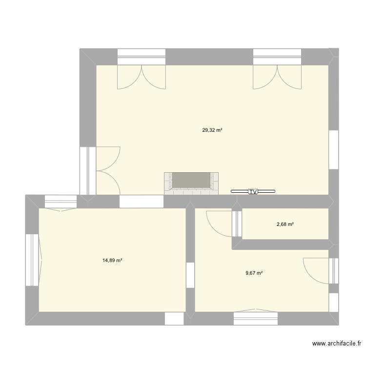 Flo. Plan de 4 pièces et 57 m2