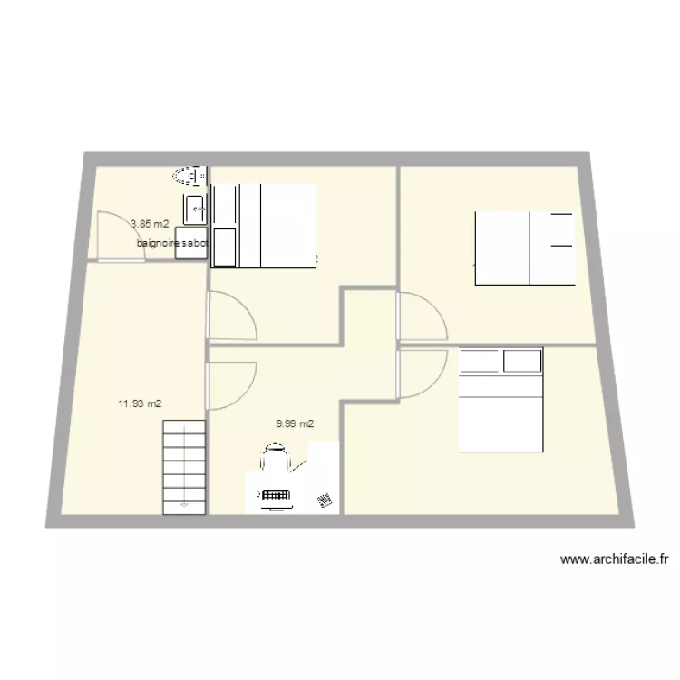 1er etage rectifié bis. Plan de 1er etage rectifié bis. Plan de