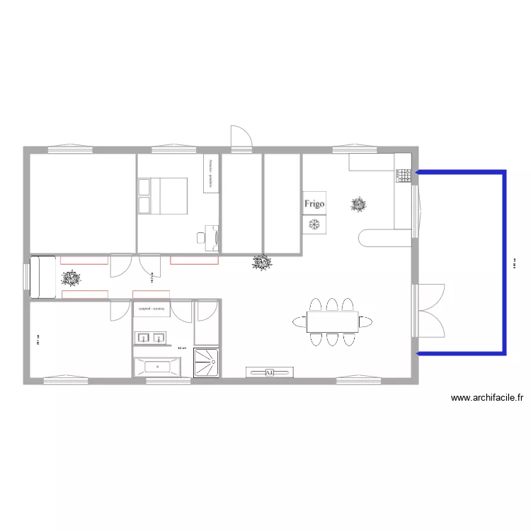 maison v7. Plan de 