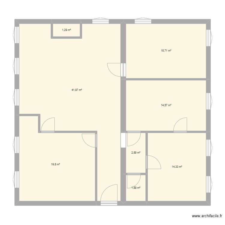 Burdeau E0. Plan de 0 pièce et 0 m2